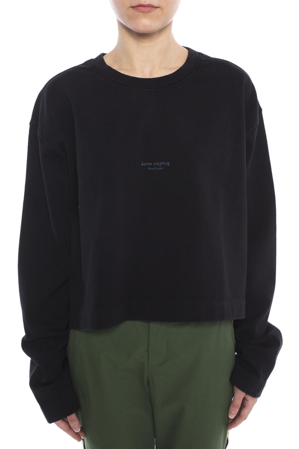 acne cropped sweatshirt